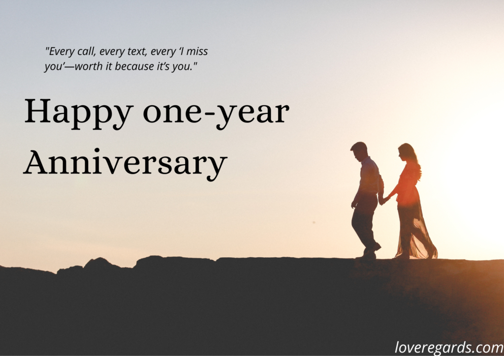 Happy One-Year Anniversary Blessings