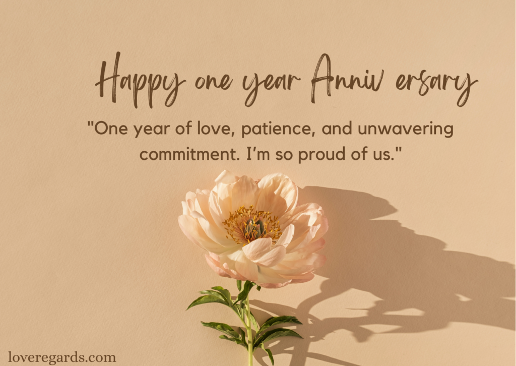 Happy One-Year Anniversary Blessings
