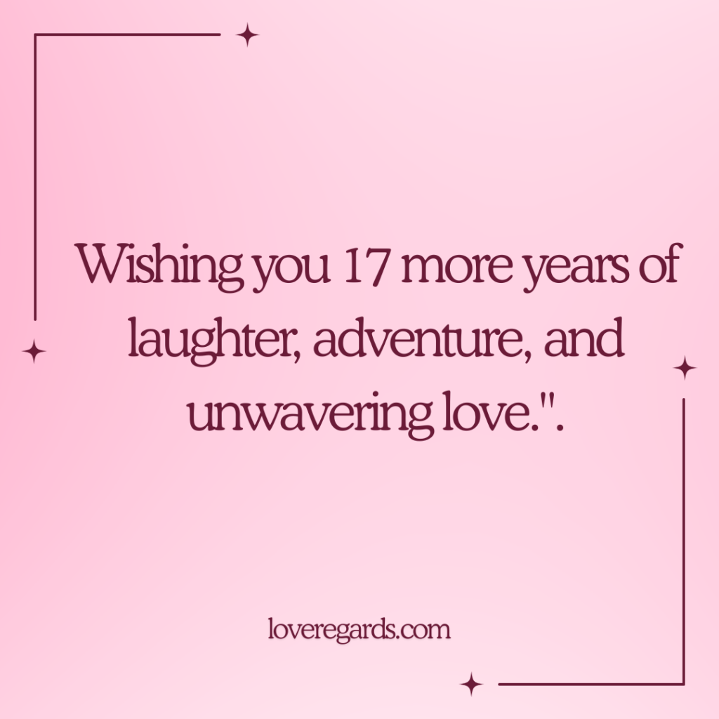 Happy 17th Anniversary