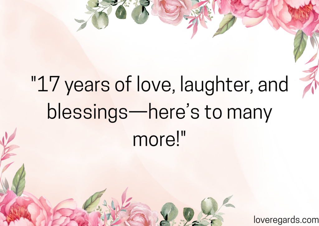 Happy 17th Anniversary