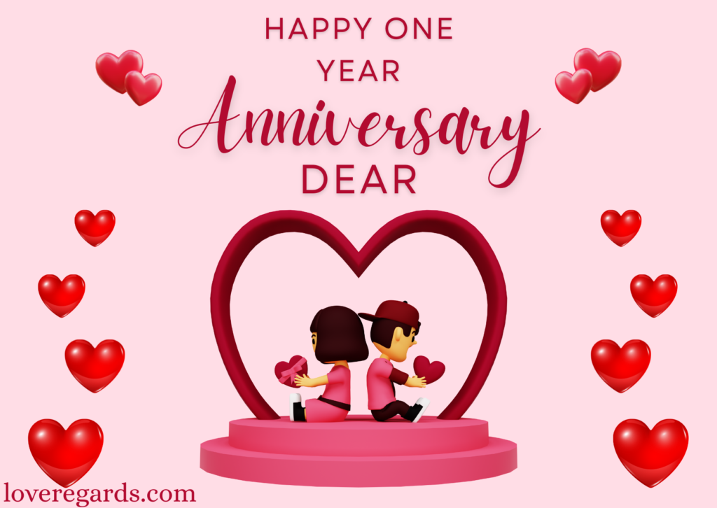 Happy One-Year Anniversary Blessings