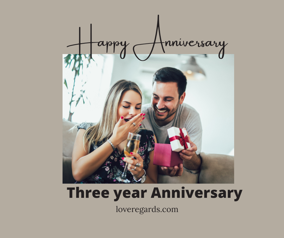 Happy Three-Year Anniversary Blessings