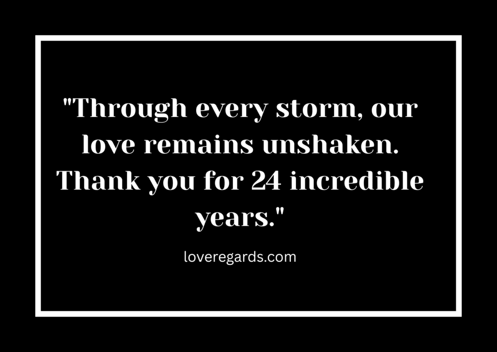 Celebrating 24 Years of Love