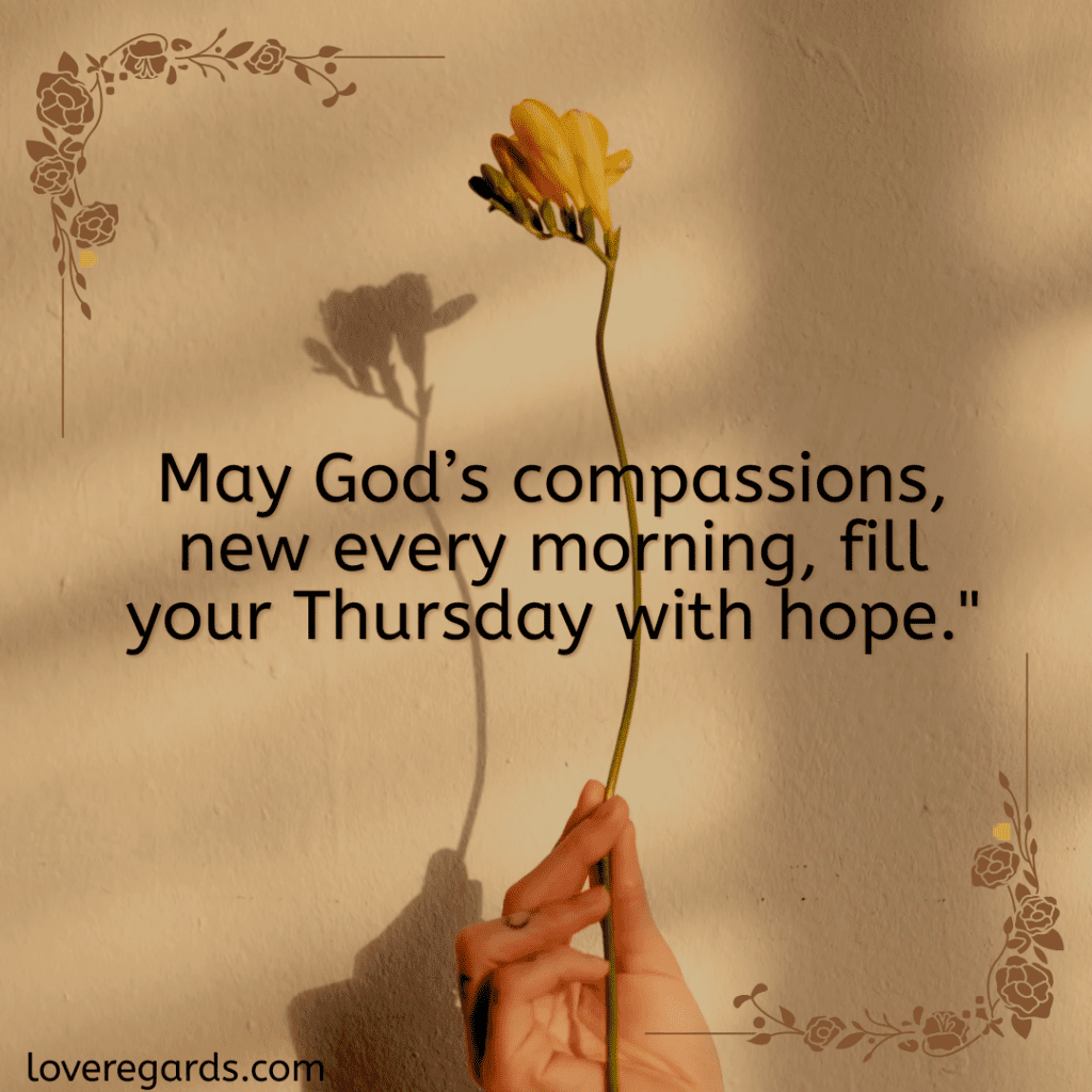 Thursday Prayers
