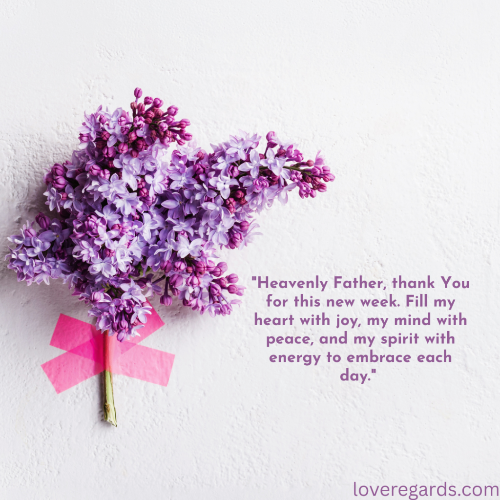 Monday Prayers