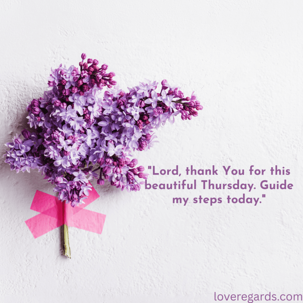 Thursday Prayers