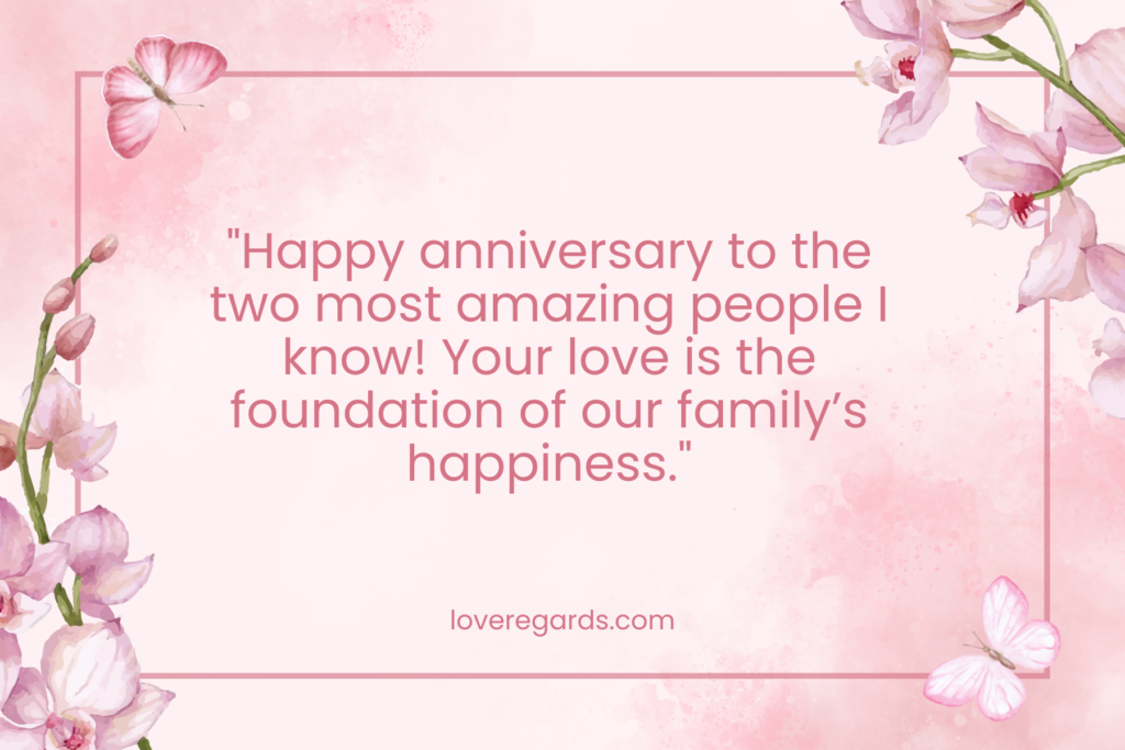 Anniversary Wishes for Parents