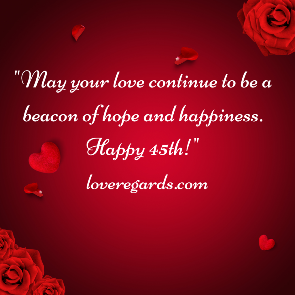 Happy 45th Anniversary