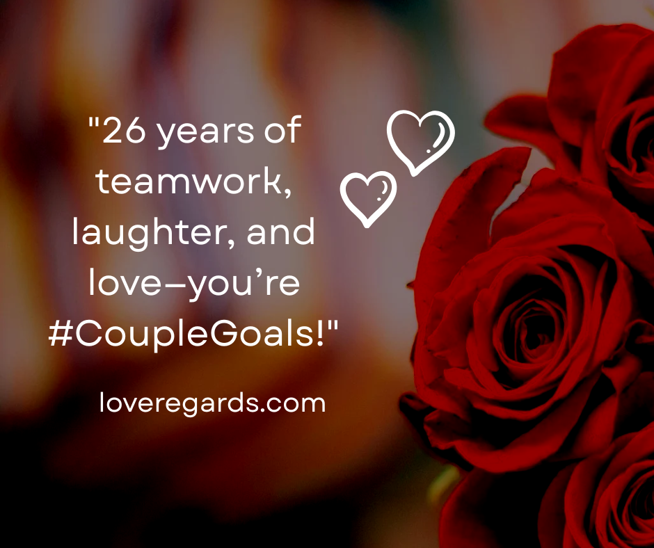 Happy 26th Anniversary