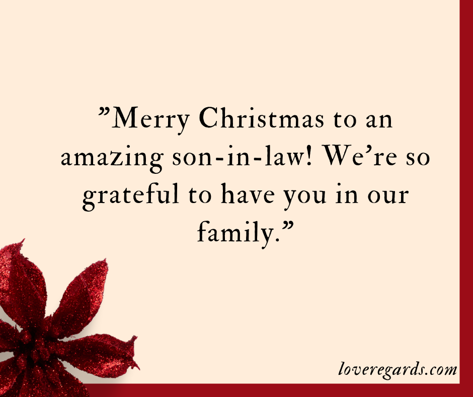 Christmas Wishes for Son