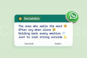 WhatsApp About Lines