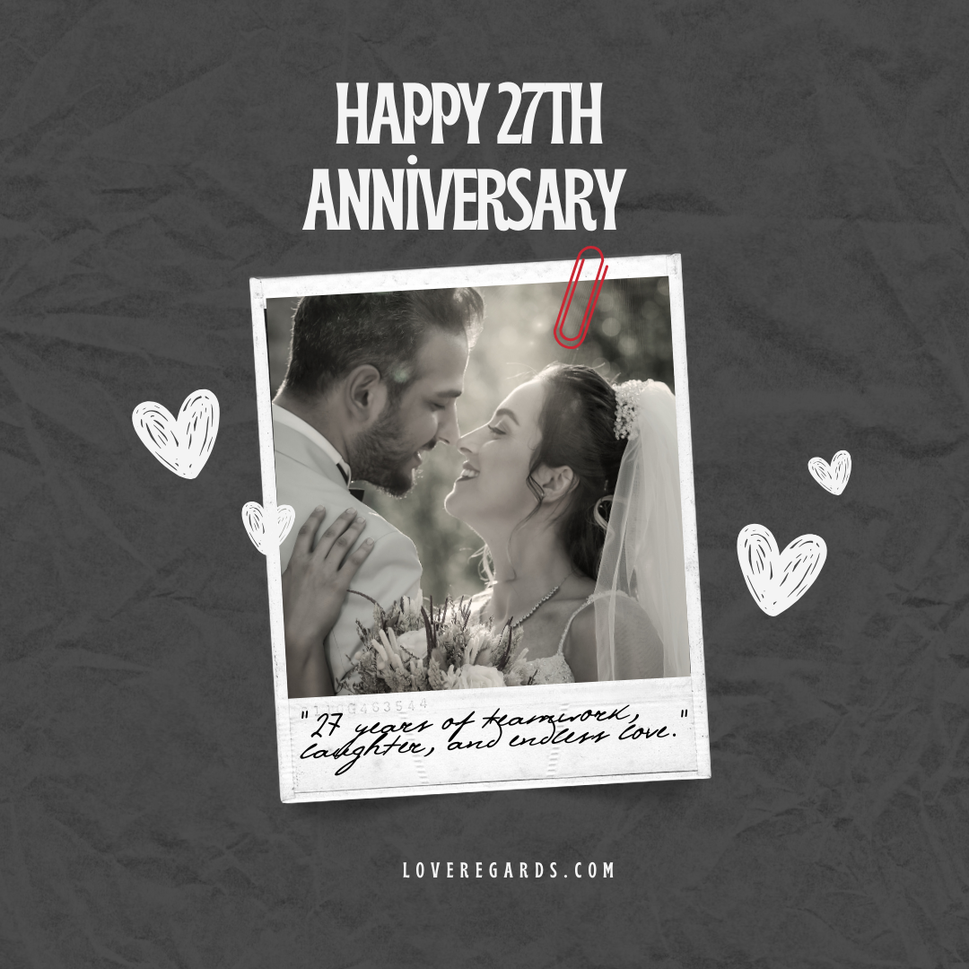 Happy 27th Anniversary