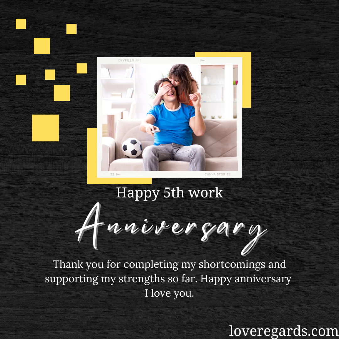 Happy 5th Week Anniversary
