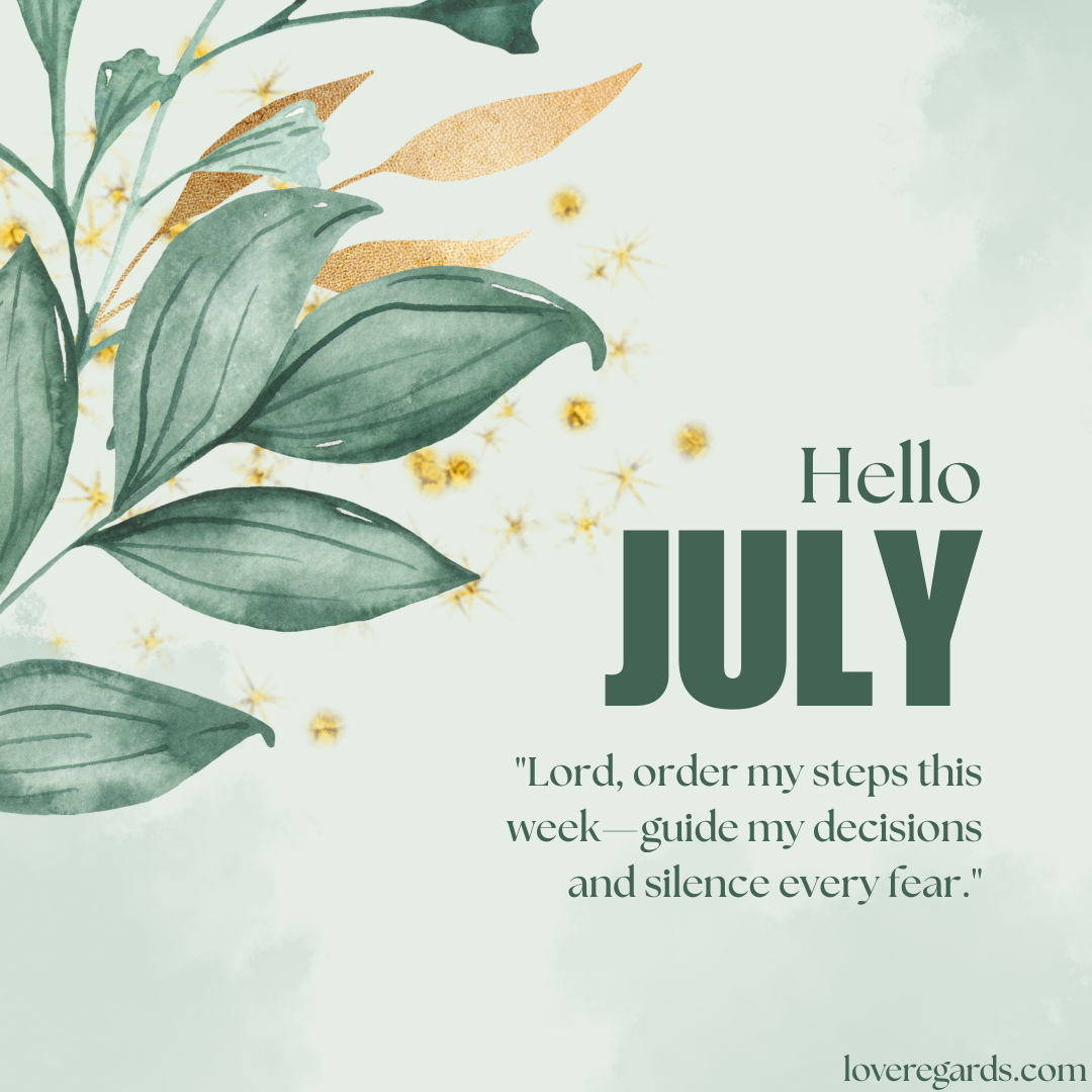 July 2nd Week Blessings